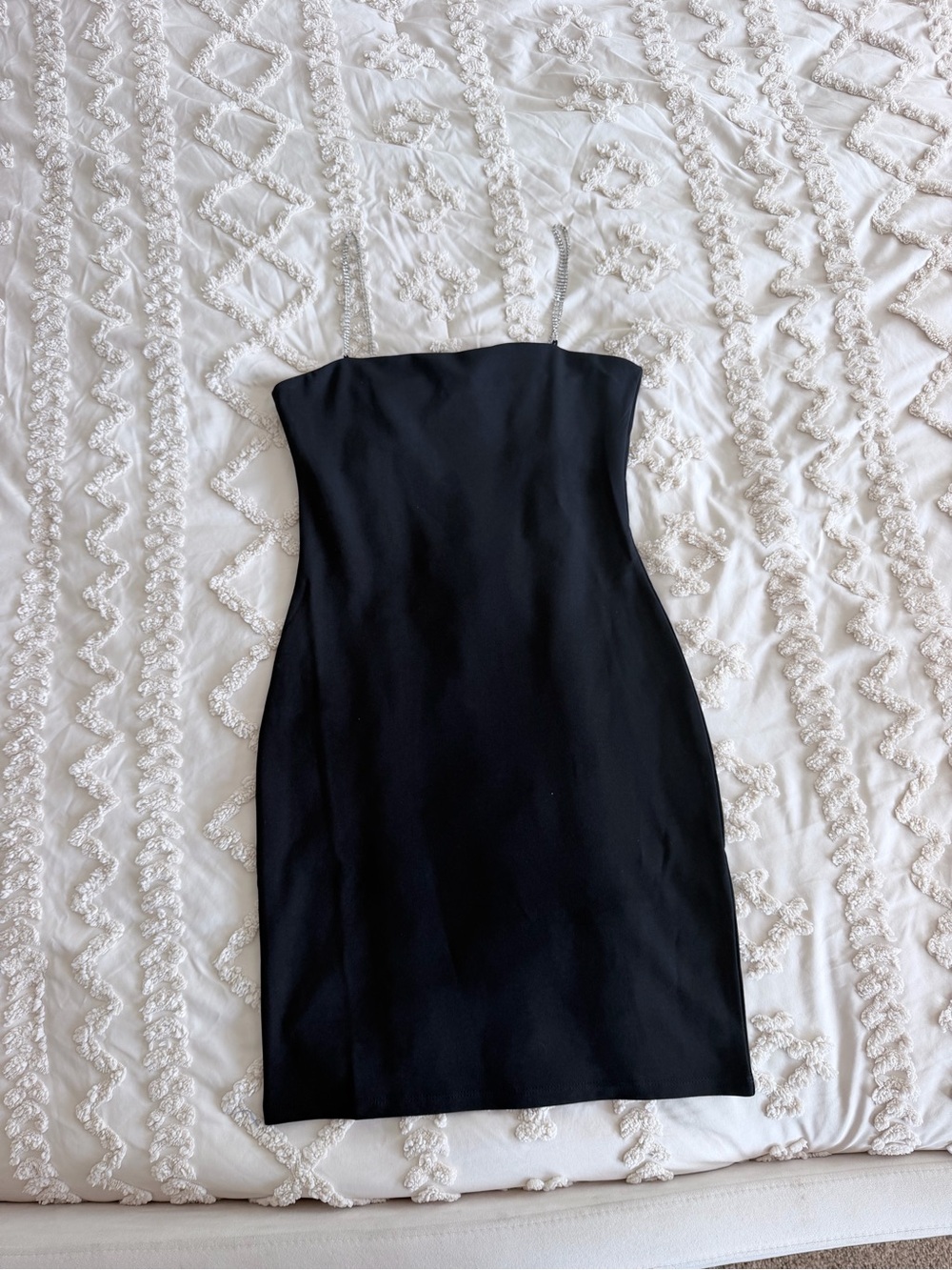 H&M Black Backless Strapless Bodycon Dress